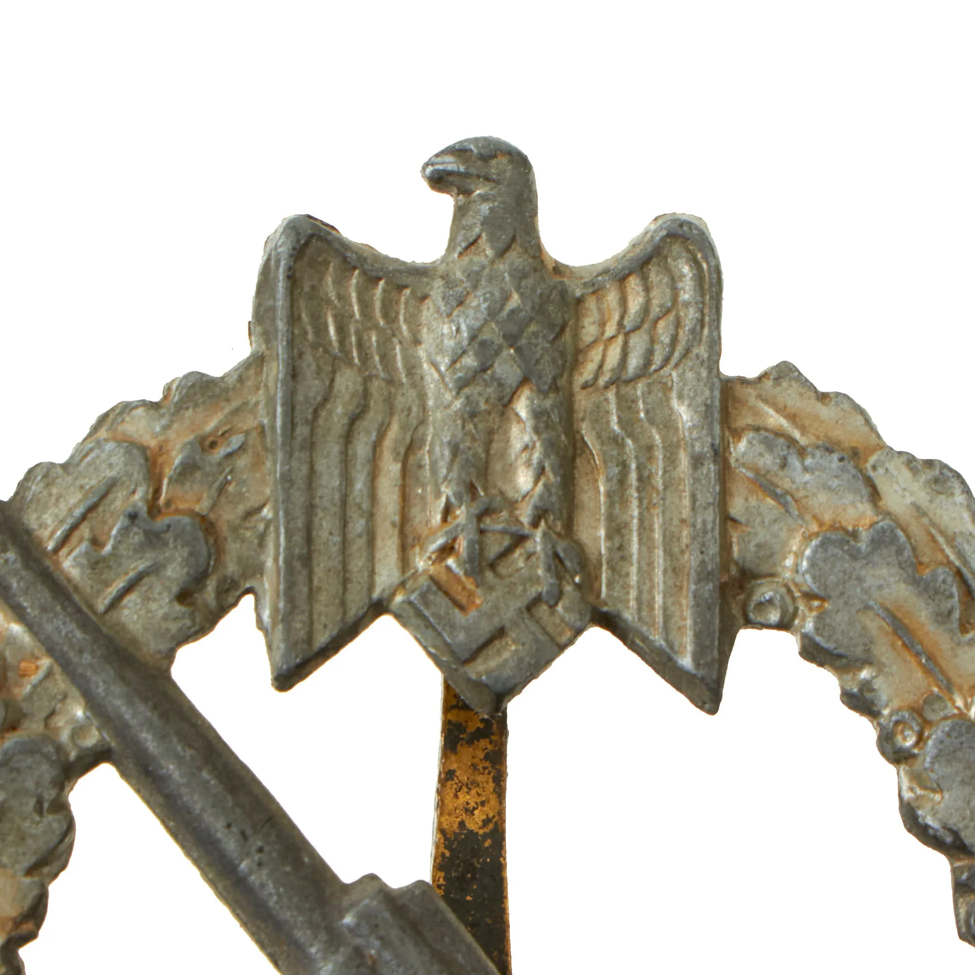 Original German WWII Kriegsmarine Coastal Artillery Badge by C.E. Juncker of Berlin