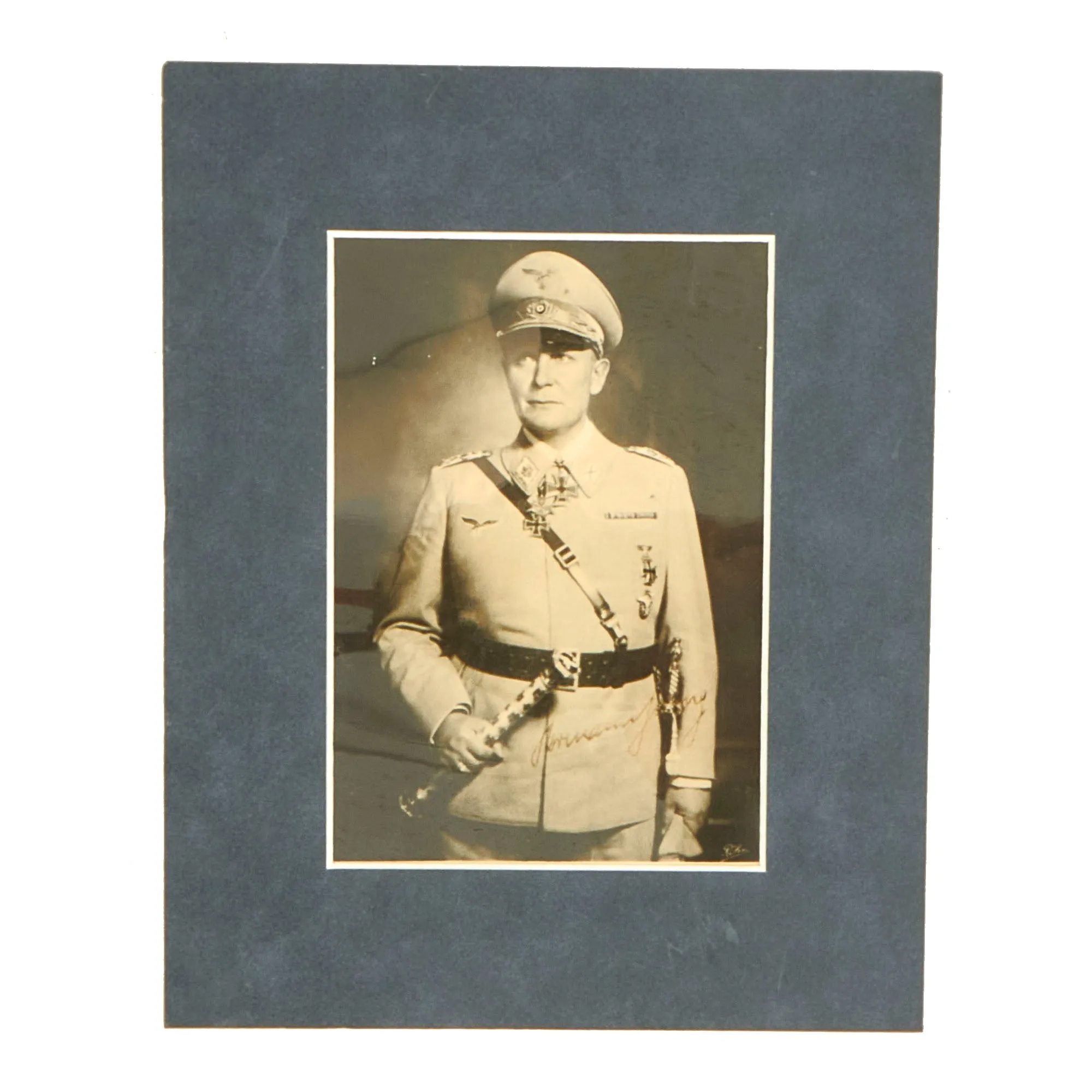 Original German WWII Signed 5" x 7" Photograph of Reichsmarschall Hermann Göring in Full Dress Uniform