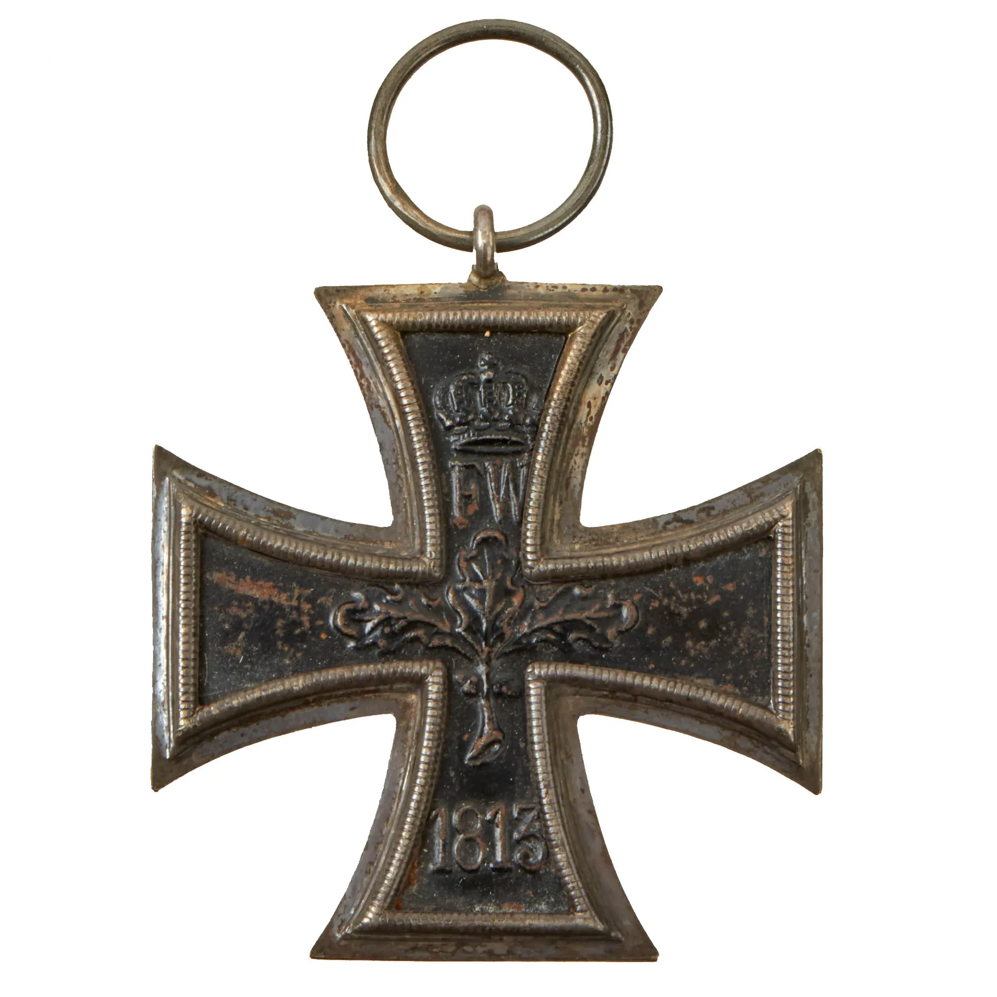 Original Imperial German WWI Prussian Iron Cross 2nd Class 1914 in Rare Original Case with Ribbon