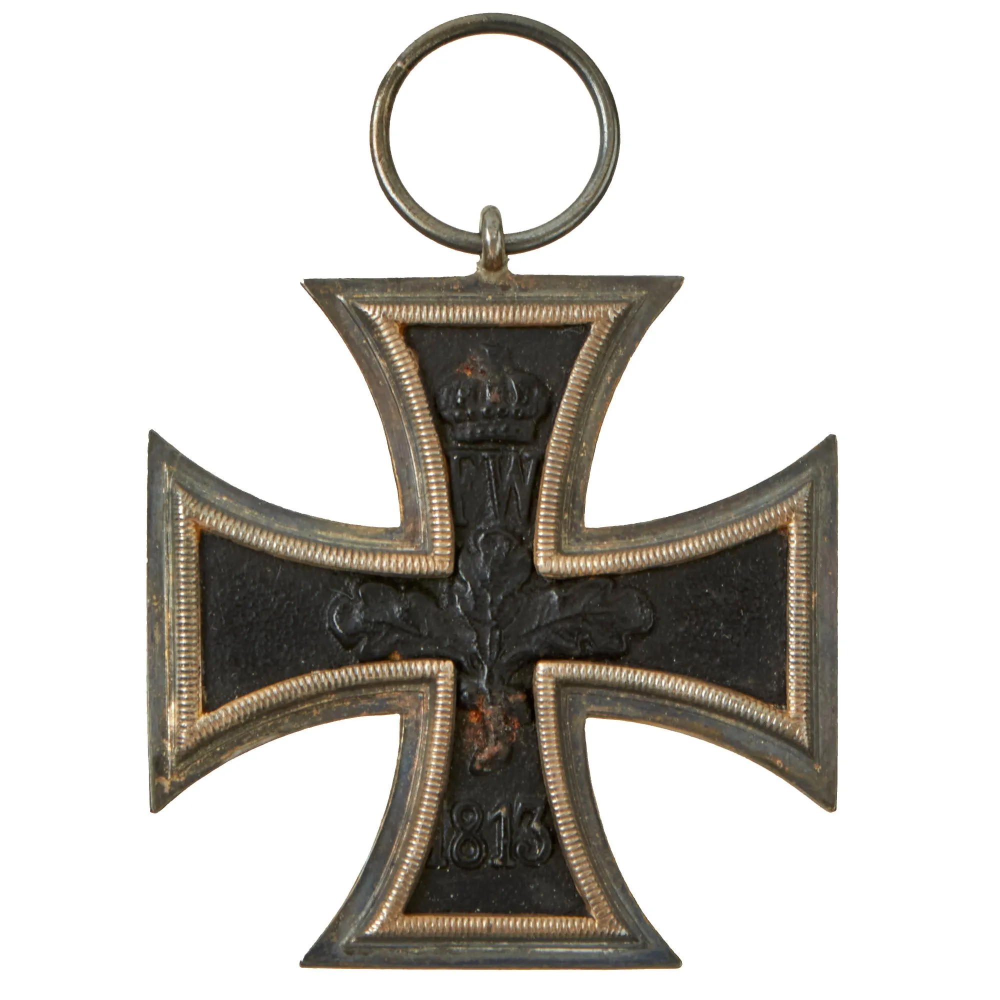 Original Imperial German WWI Prussian Iron Cross 2nd Class 1914 in Scarce Original Case with Ribbon