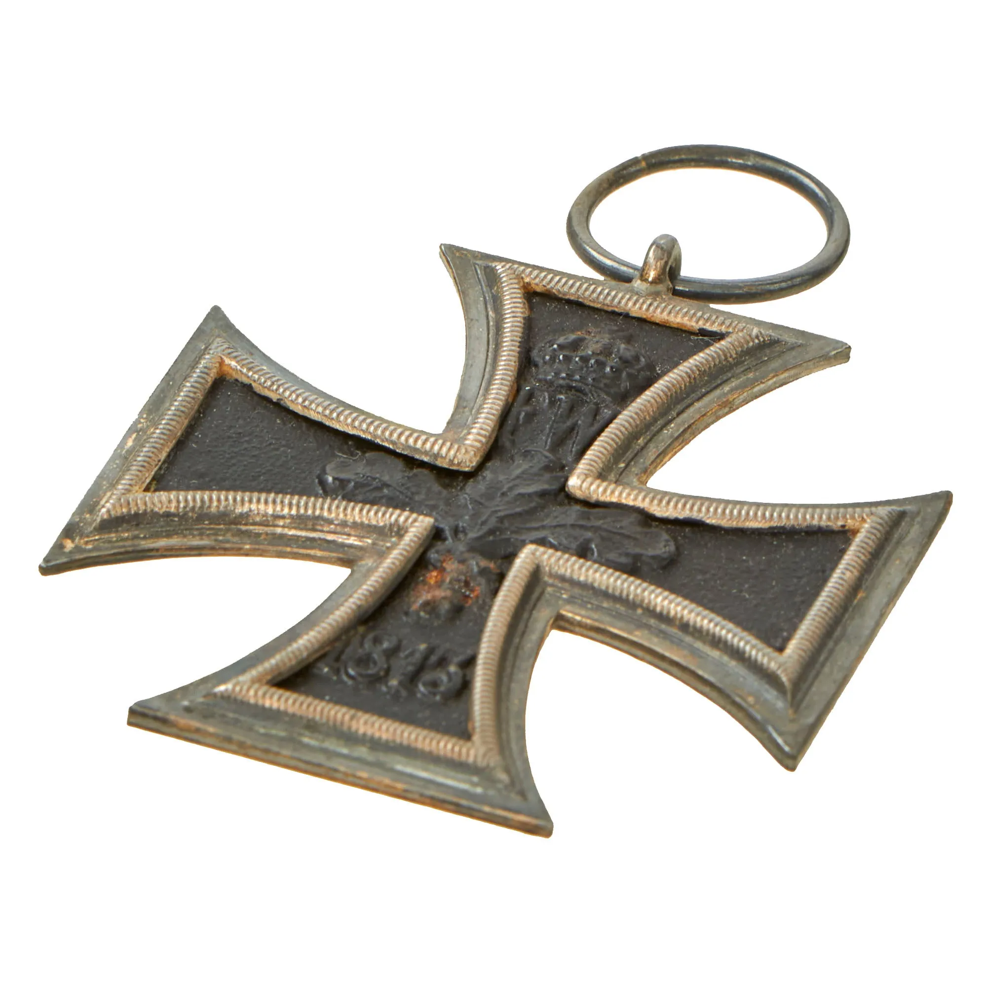 Original Imperial German WWI Prussian Iron Cross 2nd Class 1914 in Scarce Original Case with Ribbon