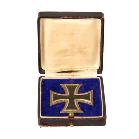 Original Imperial German WWI Prussian Iron Cross First Class 1914 in Original Case