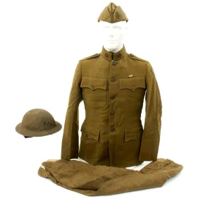 Original U.S. WWI 26th Infantry Yankee Division Musician Uniform Grouping