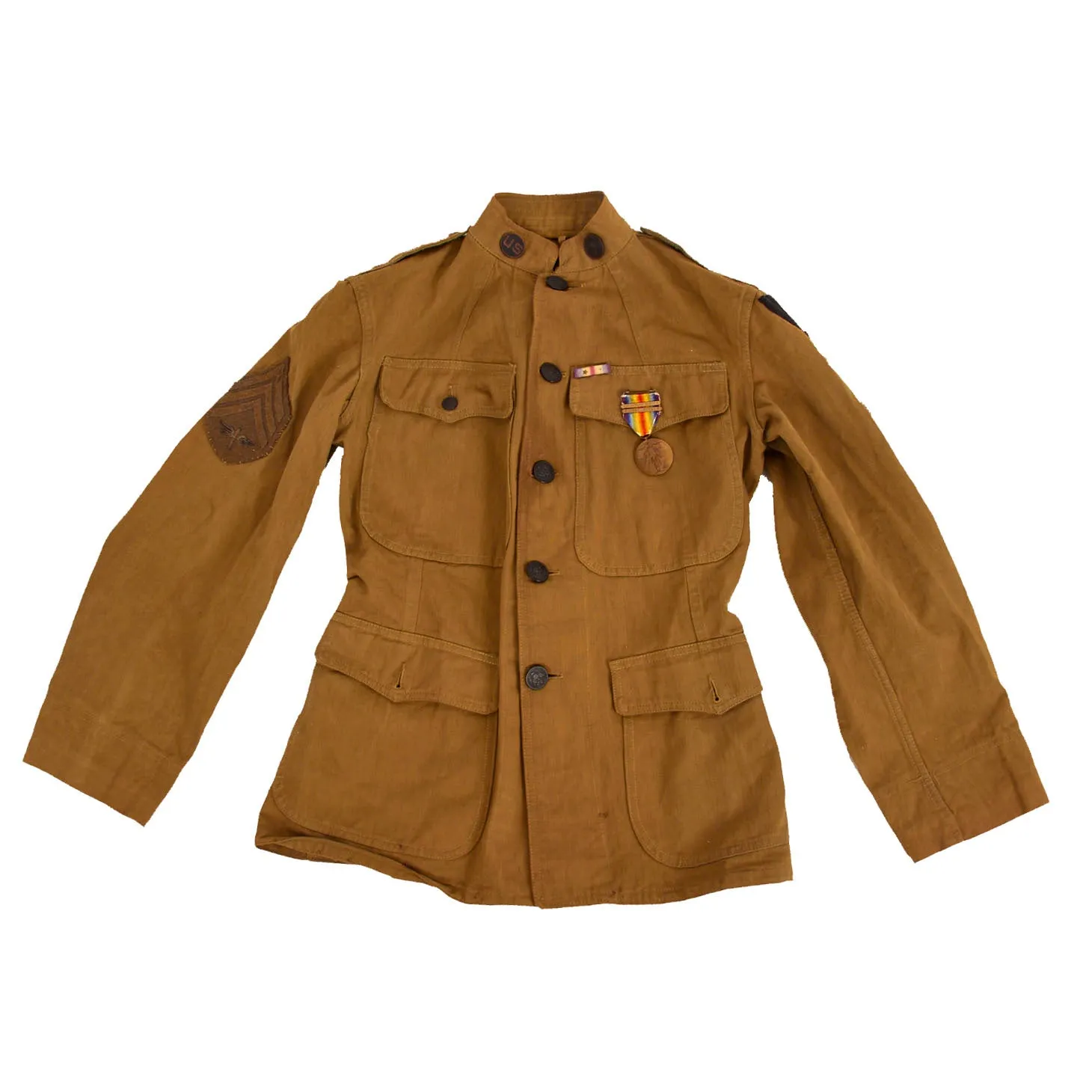 Original U.S. WWI Named Army Air Service Mechanic’s Uniform and Large Correspondence Grouping - Sergeant Warren Hogan, 12th Co, 2nd Regiment Air Service