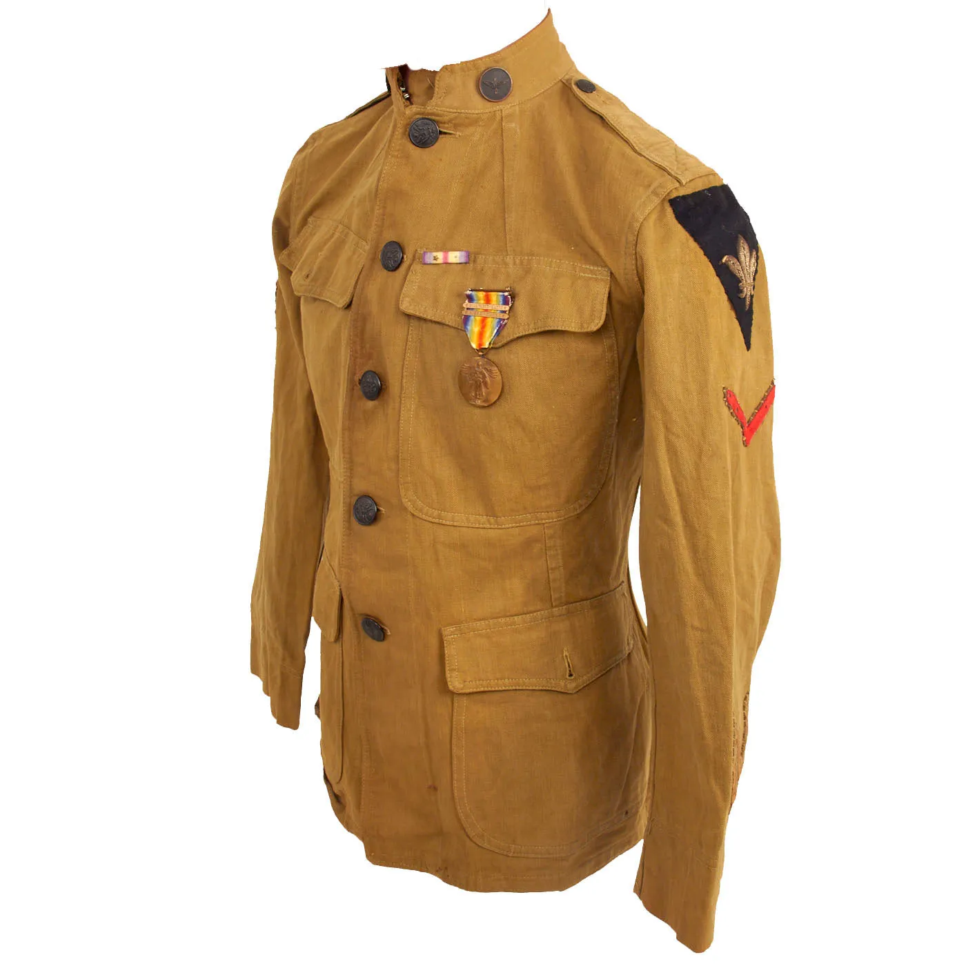 Original U.S. WWI Named Army Air Service Mechanic’s Uniform and Large Correspondence Grouping - Sergeant Warren Hogan, 12th Co, 2nd Regiment Air Service