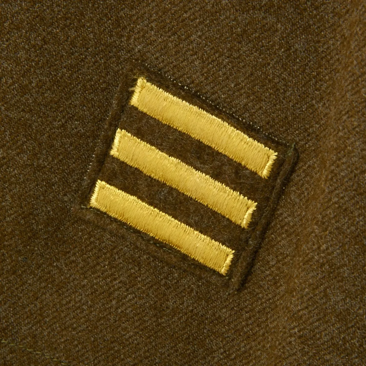 Original U.S. WWII 3rd Armored Division Technical Sergeant Uniform Set with Theatre Made Spearhead Patch