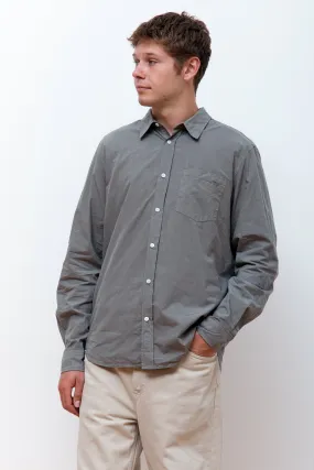 Osvald Cotton Tencel Shirt Mid Khaki