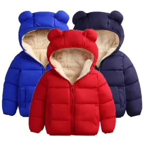 Padded Bear Jacket, Size 18M-6Yrs