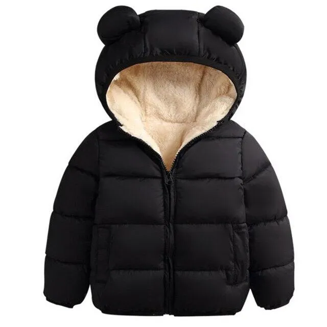 Padded Bear Jacket, Size 18M-6Yrs