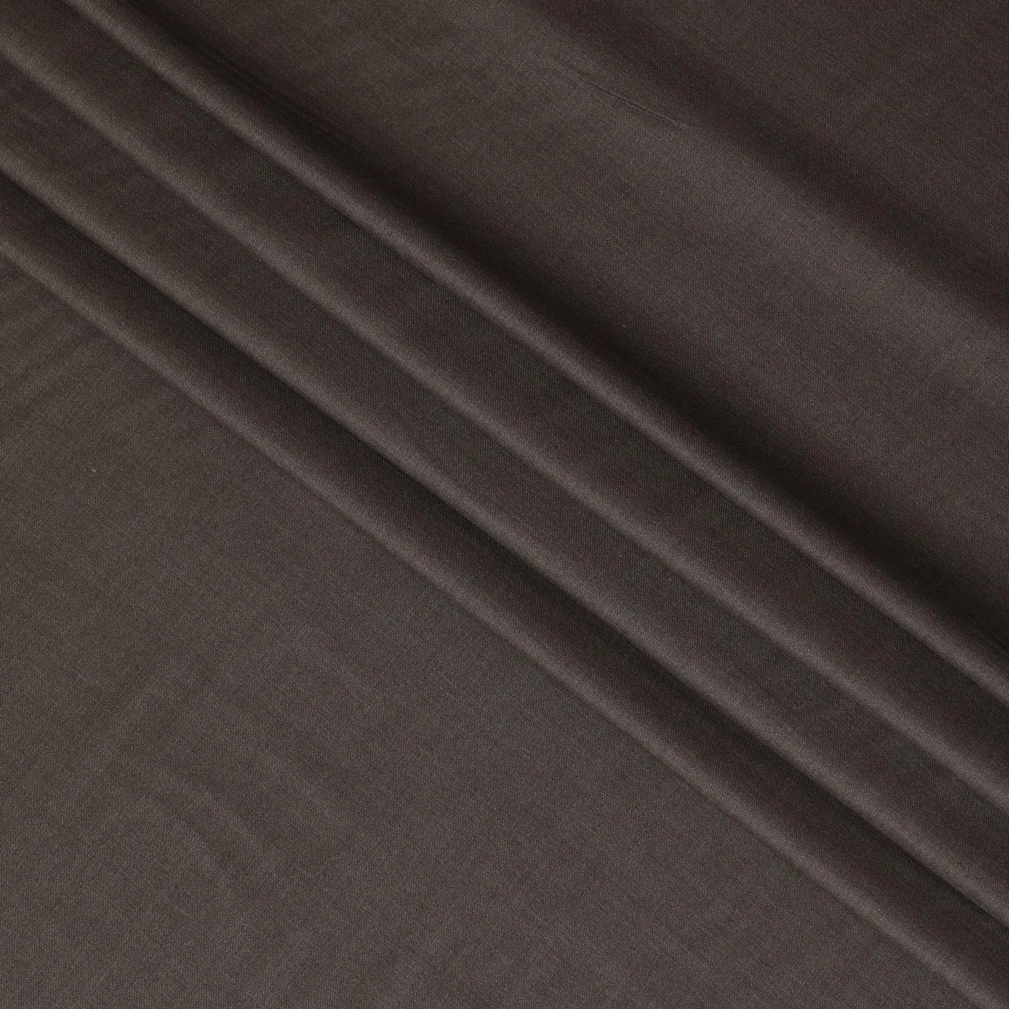 Pale brown plain Premium super 130's Australian superfine merino wool suiting fabric-D11441