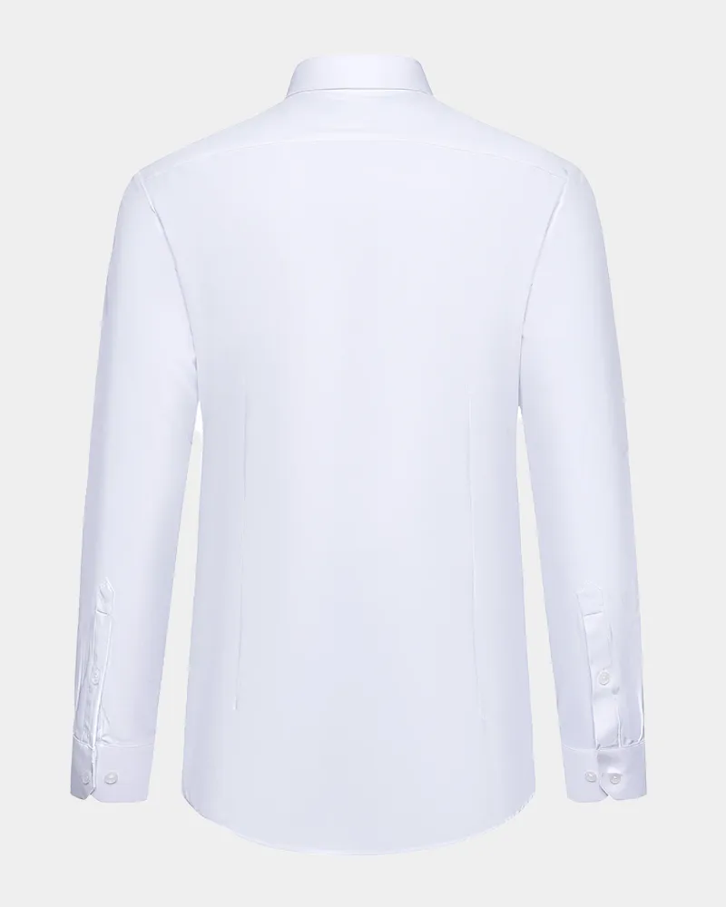 Phenom Professional White Long Sleeve Men's Dress Shirt