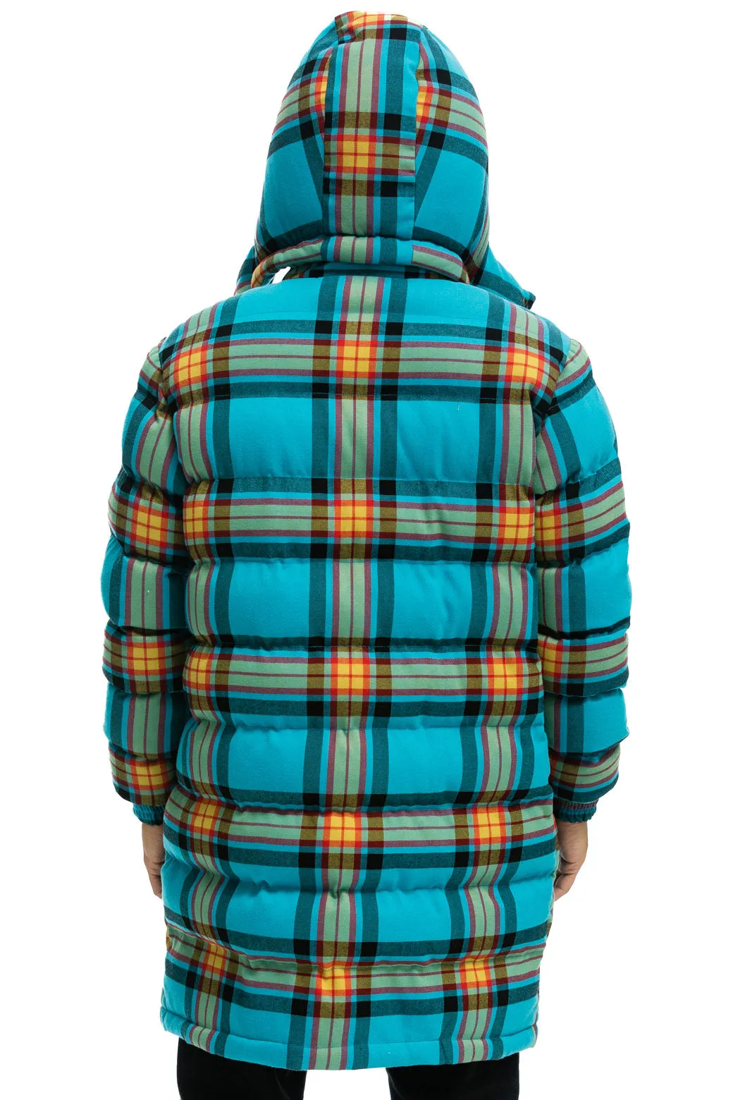 PLAID UNISEX LONG TREKKER JACKET - JACKSON PLAID