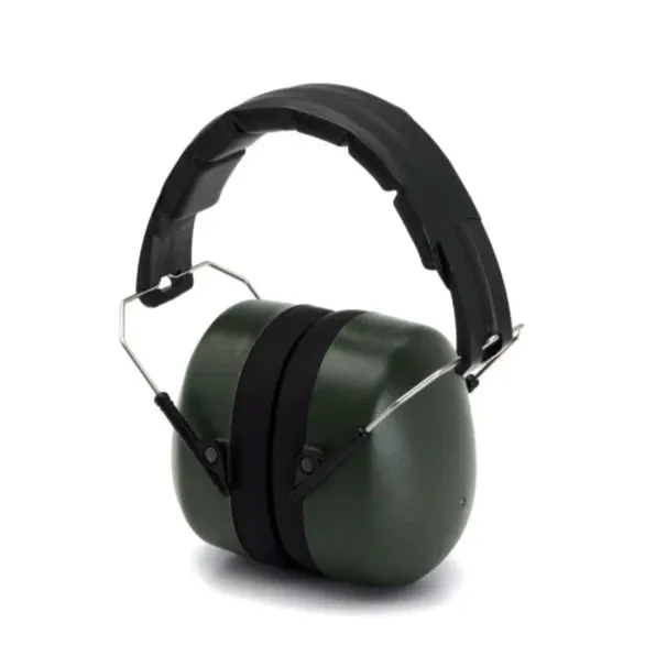 Pyramex® Fold-Away Padded Headband Passive Earmuffs - 27 NRR - PM3010