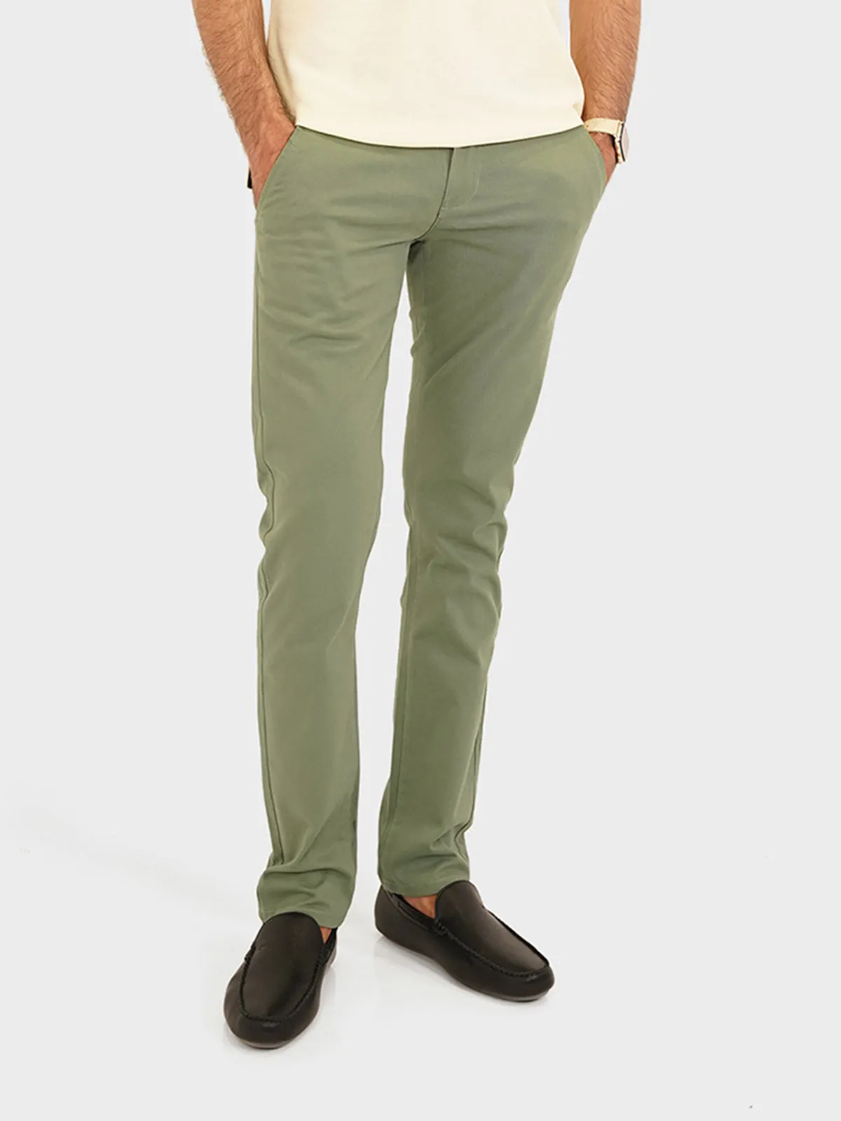 "ADHAM" Casual Twill Chino Pant