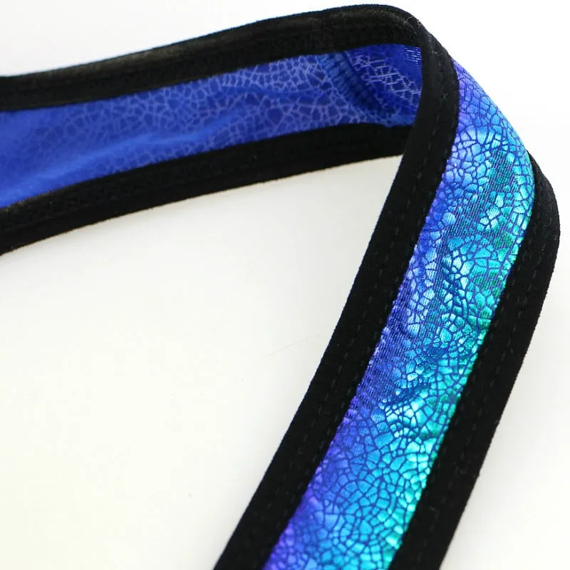 Rainbow Color Nylon Spandex Suspender