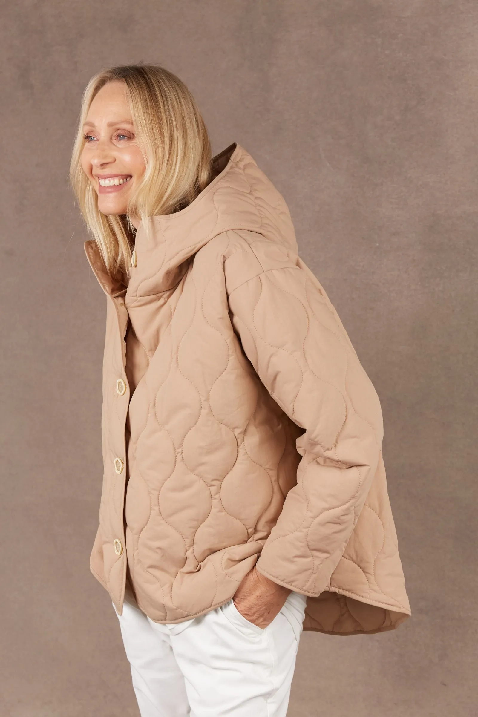 Ribe Hood Jacket - Putty