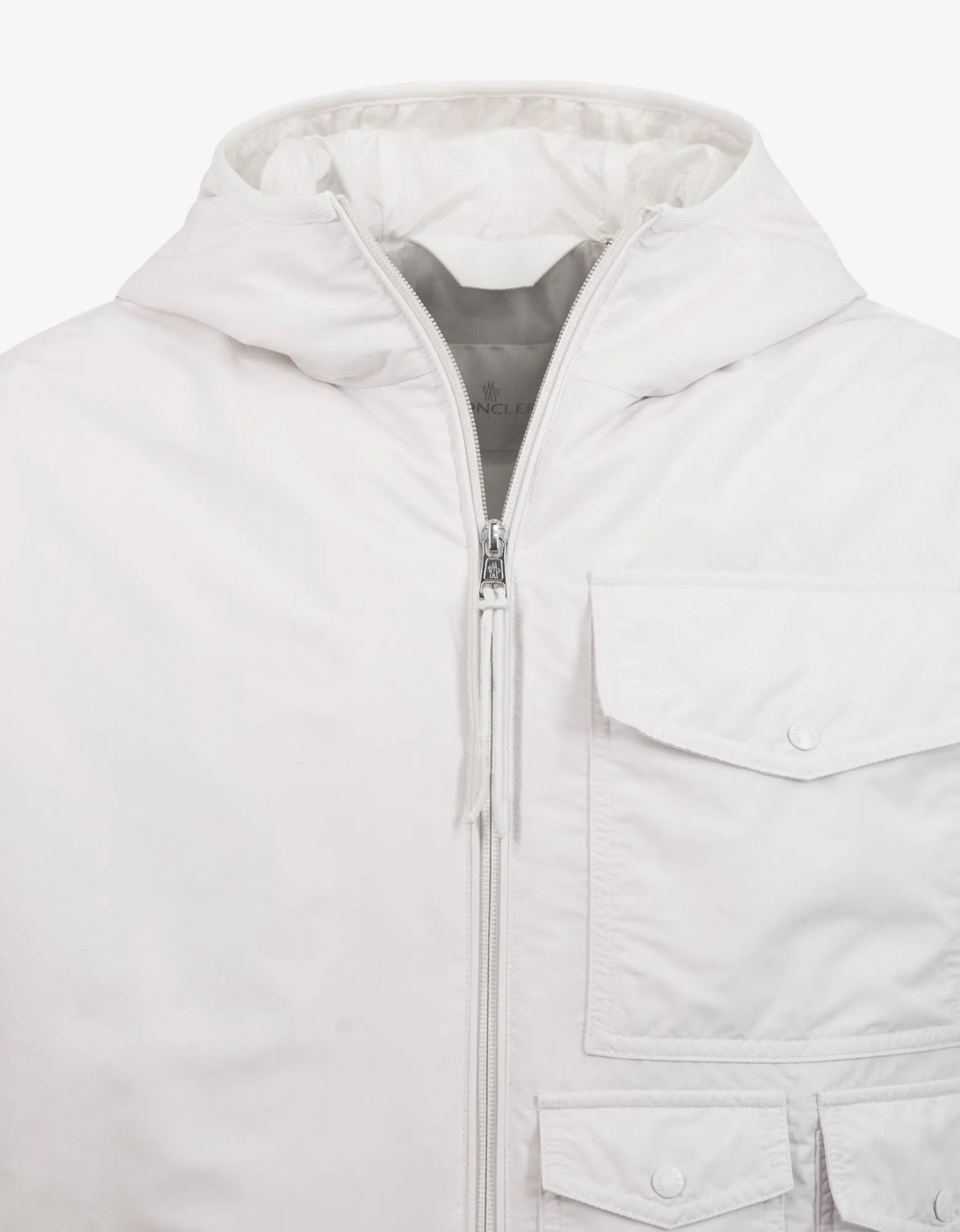 Rila White Nylon Down Jacket