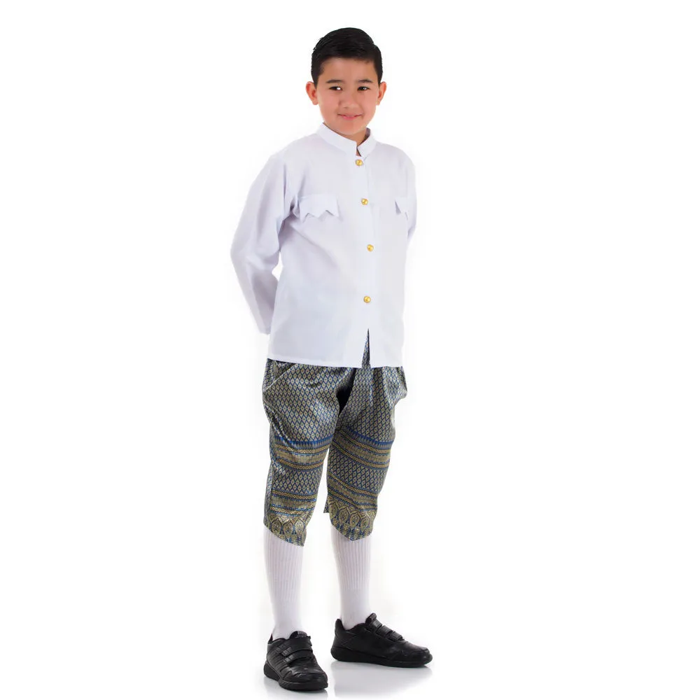 Royal Traditional Thai Boys Costume Outfit