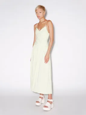 RUCHED SLIP DRESS