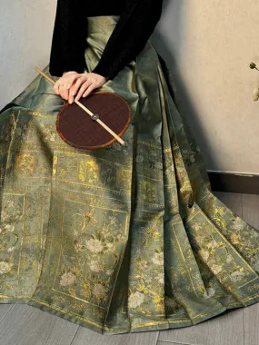 Shan Ping 扇屏 Folding Screen Ming Dynasty Mamian Skirt