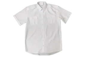 Short-Sleeved White Pilot Shirt