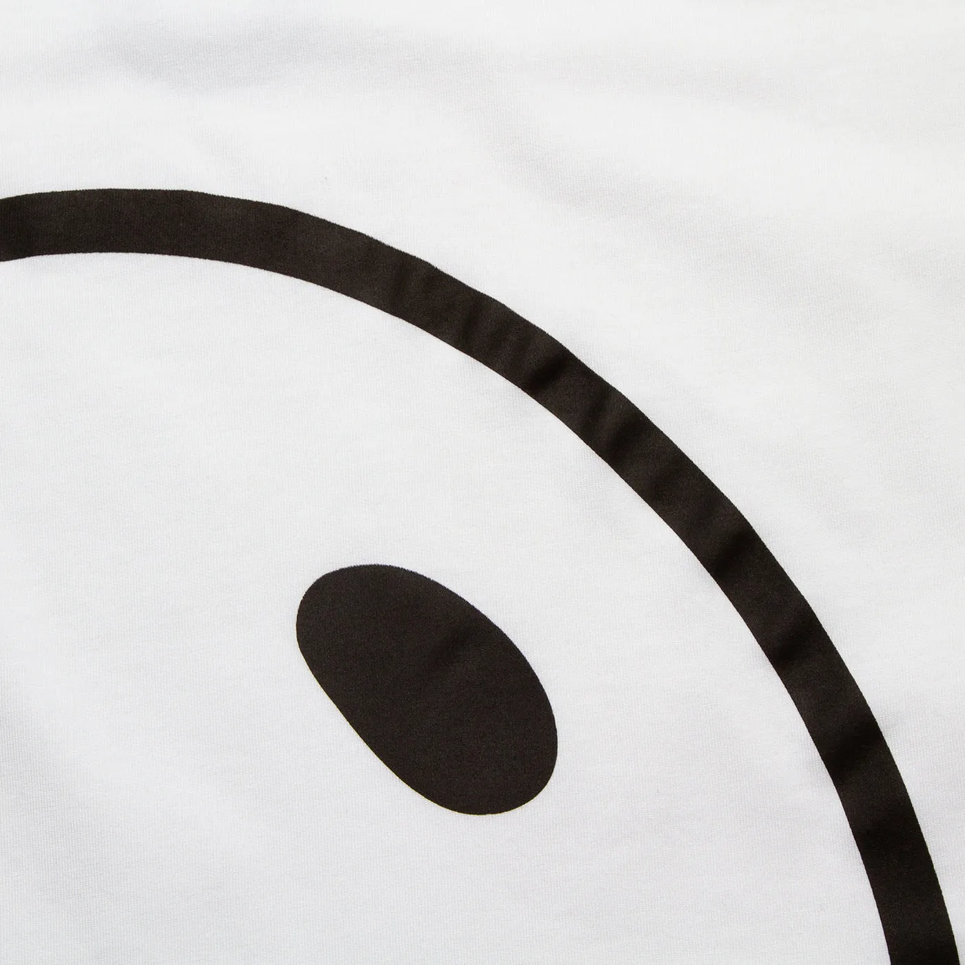 Side Smiley Back - Tshirt - White