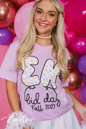 Sigma Kappa Lavender Birthday Bid Day Tee