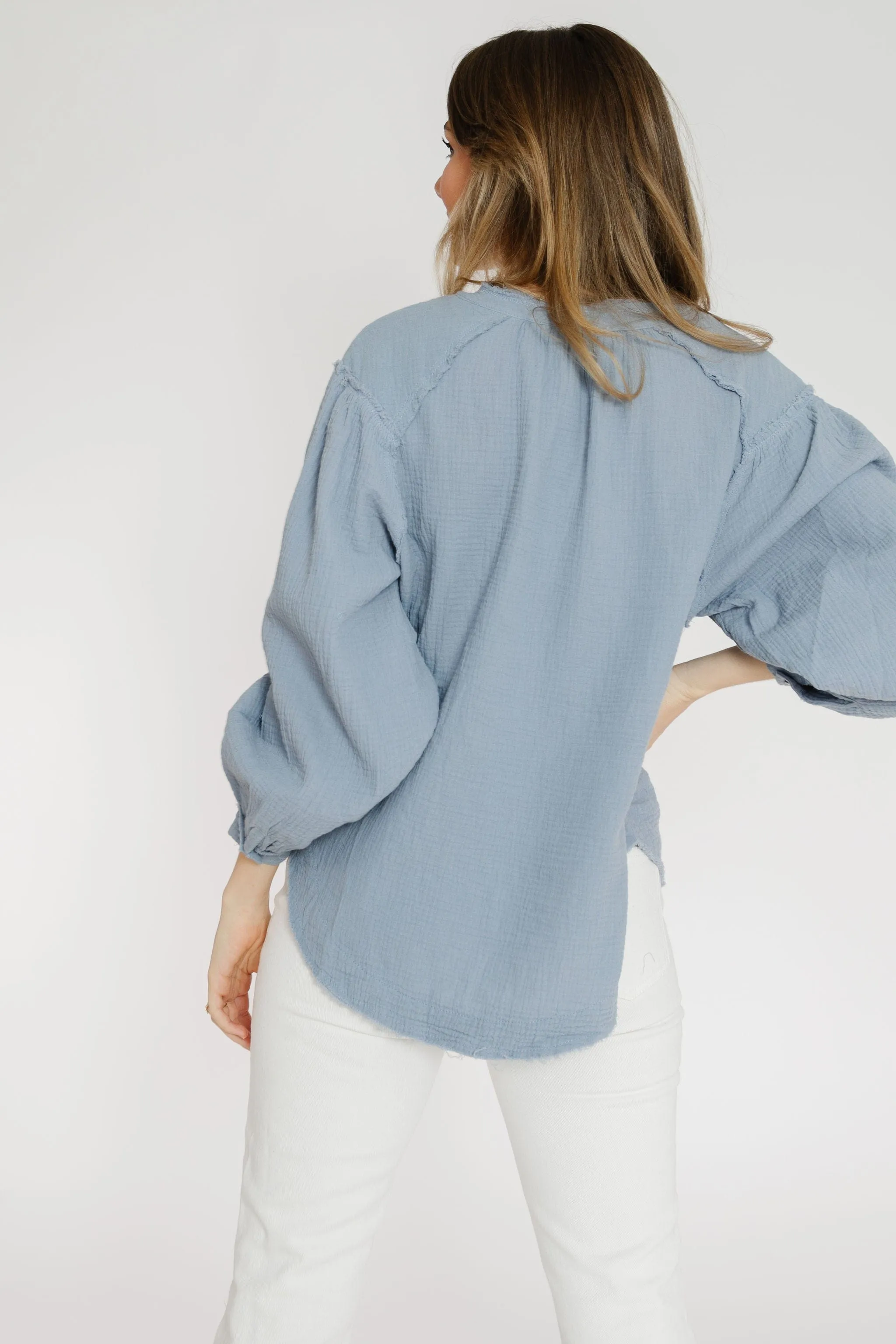 Stanley Blouse in Everblue