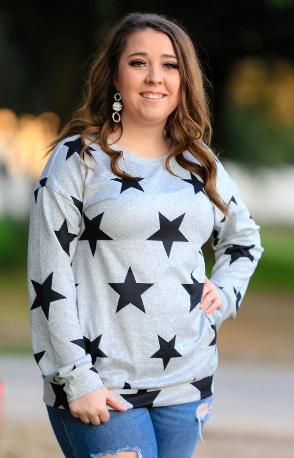 Stunning in Stars Top