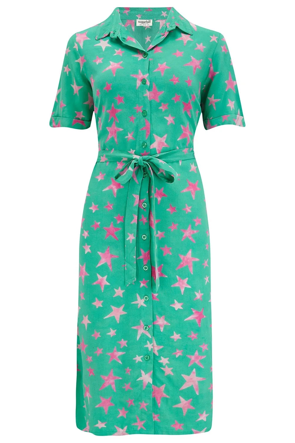 Sugarhill Brighton Janice Batik Midi Shirt Dress