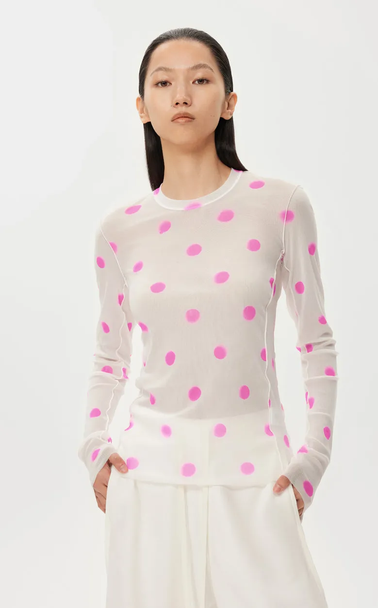 T-shirt / JNBY Polka dot Slim Fit T-shirt