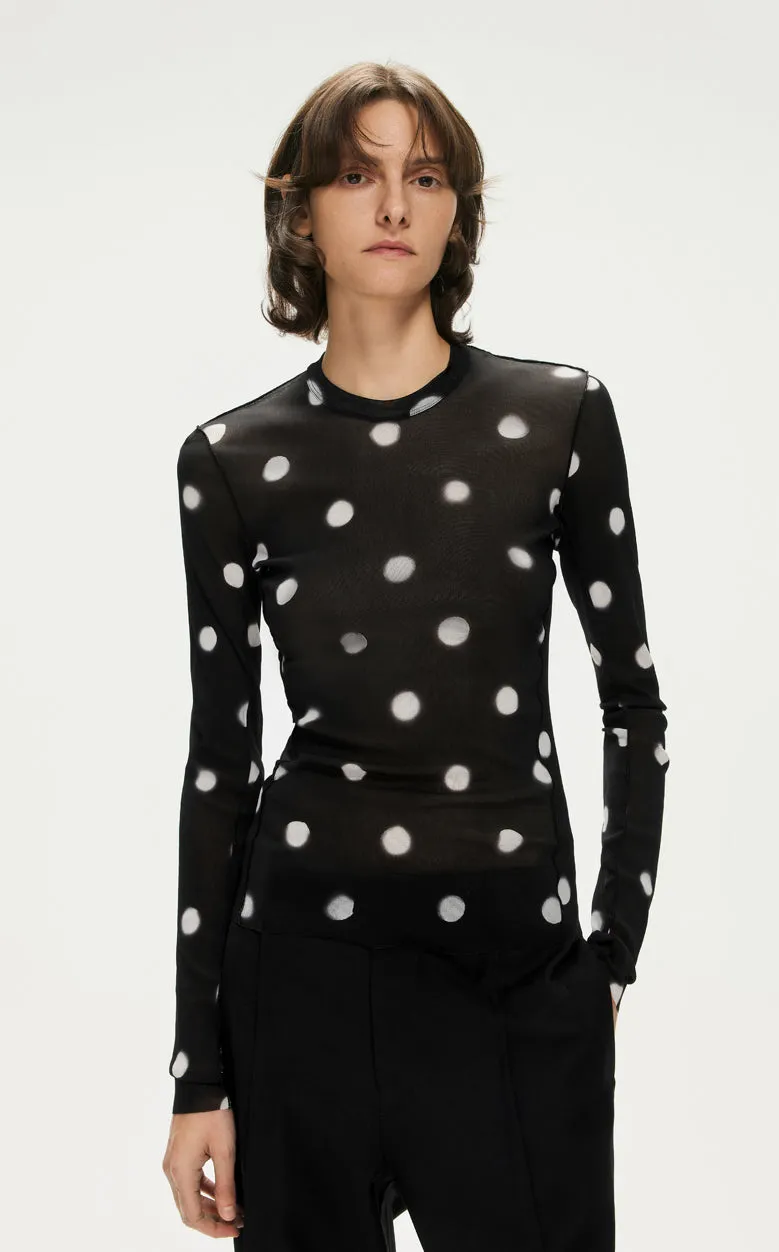 T-shirt / JNBY Polka dot Slim Fit T-shirt