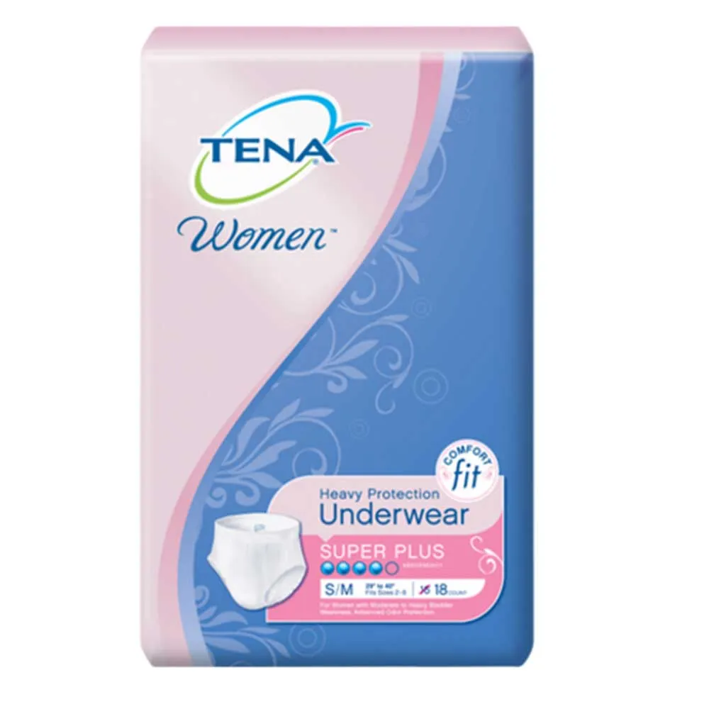 TENA Women 54800 Protective Underwear, Pack of 18