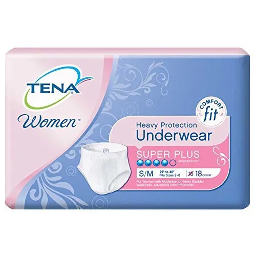 TENA Women 54800 Protective Underwear, Pack of 18