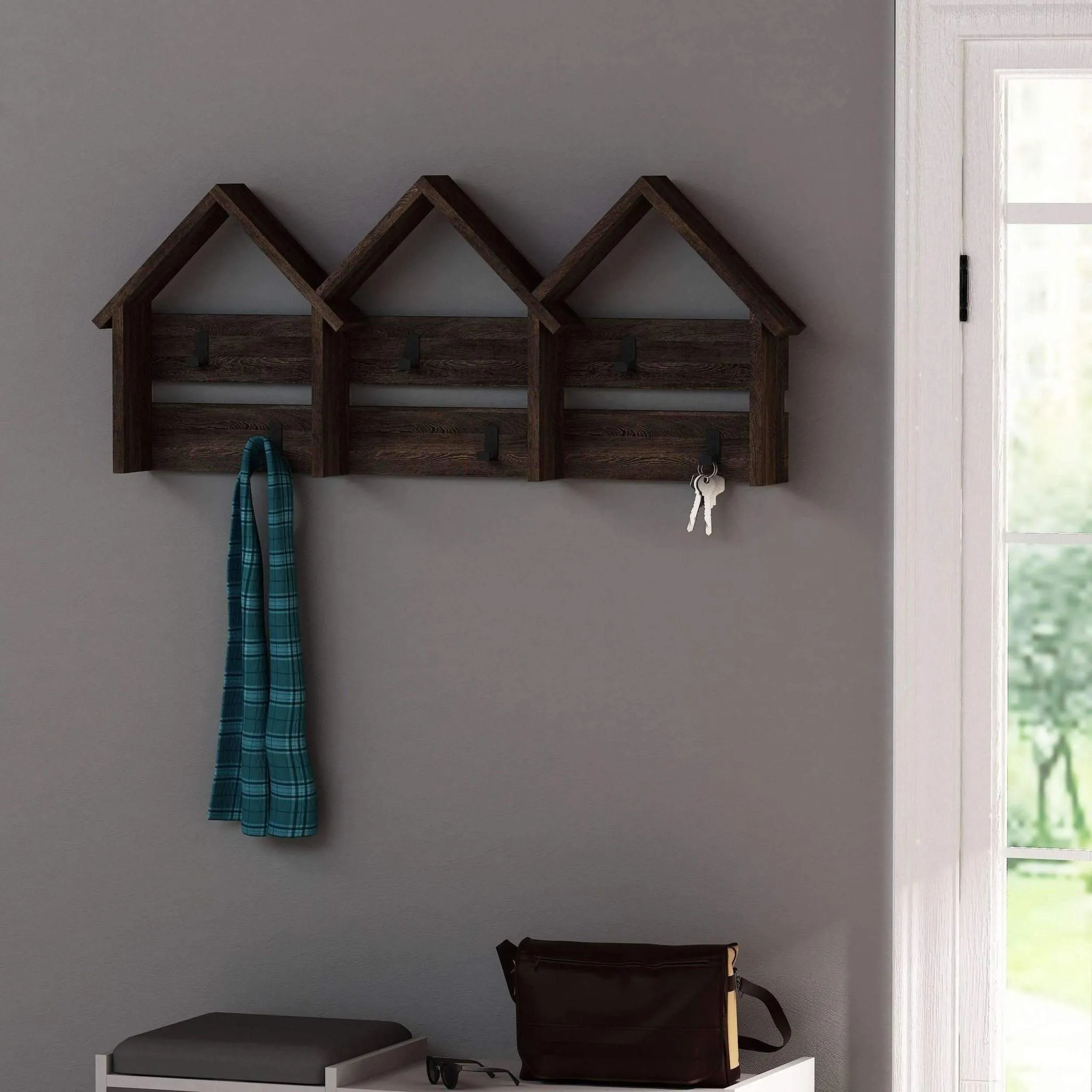 Terraced Coat Rack