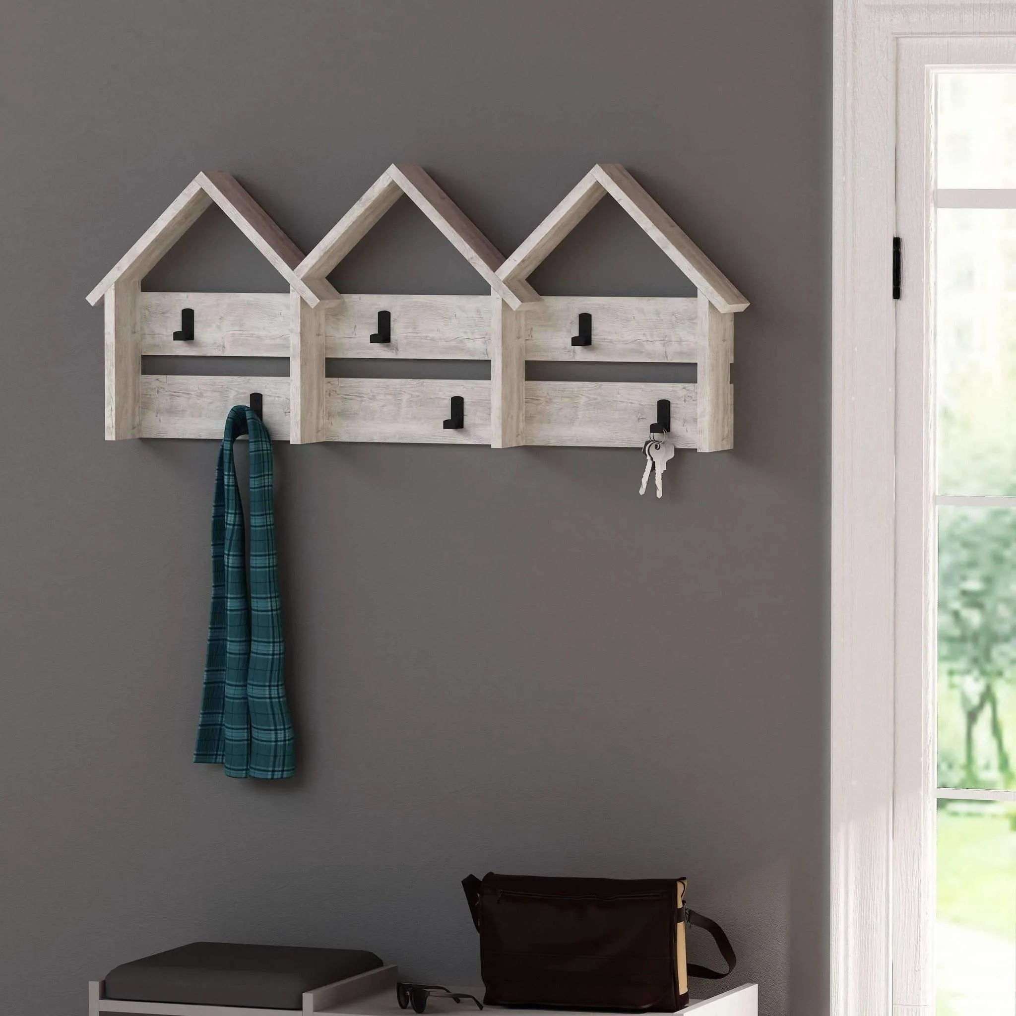 Terraced Coat Rack