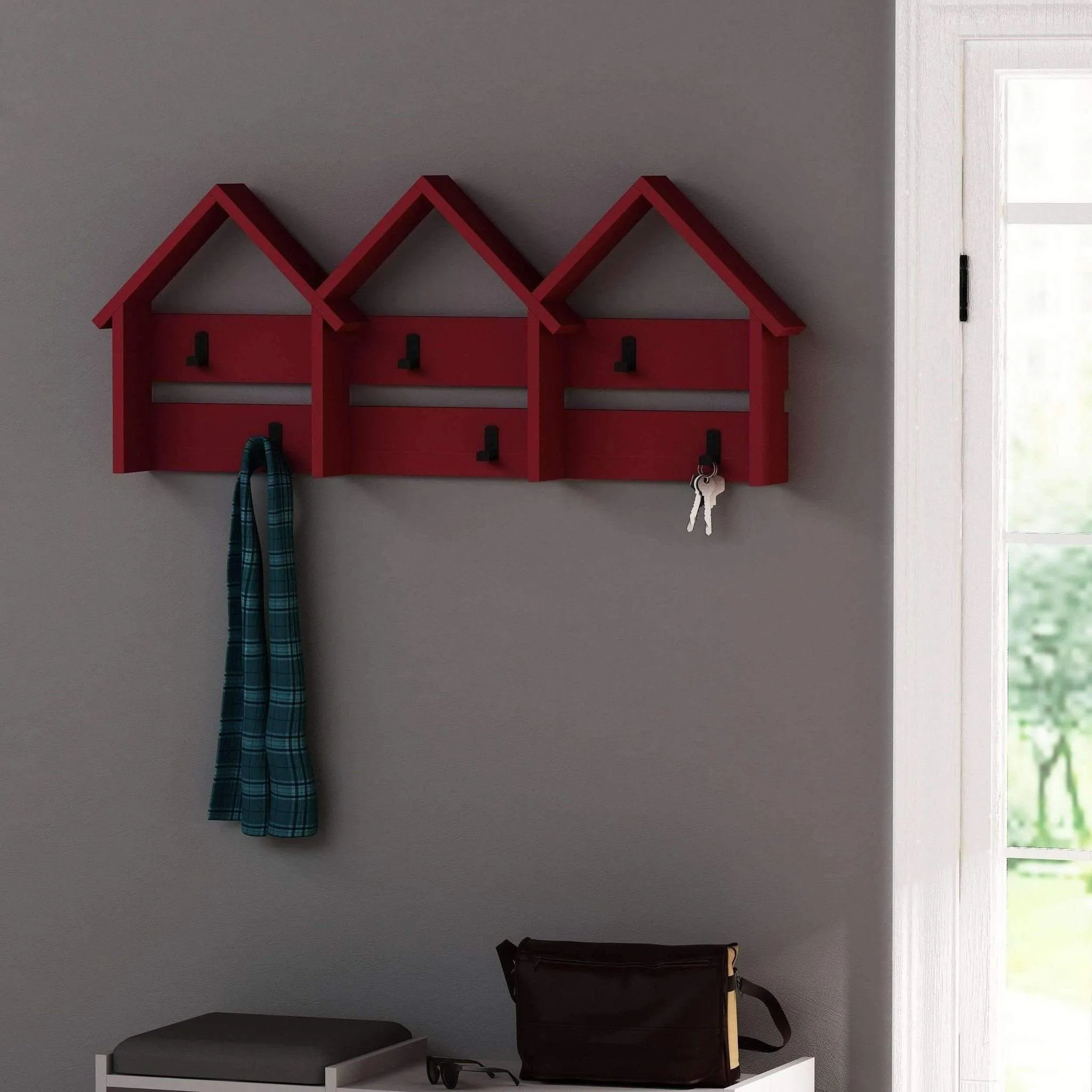 Terraced Coat Rack