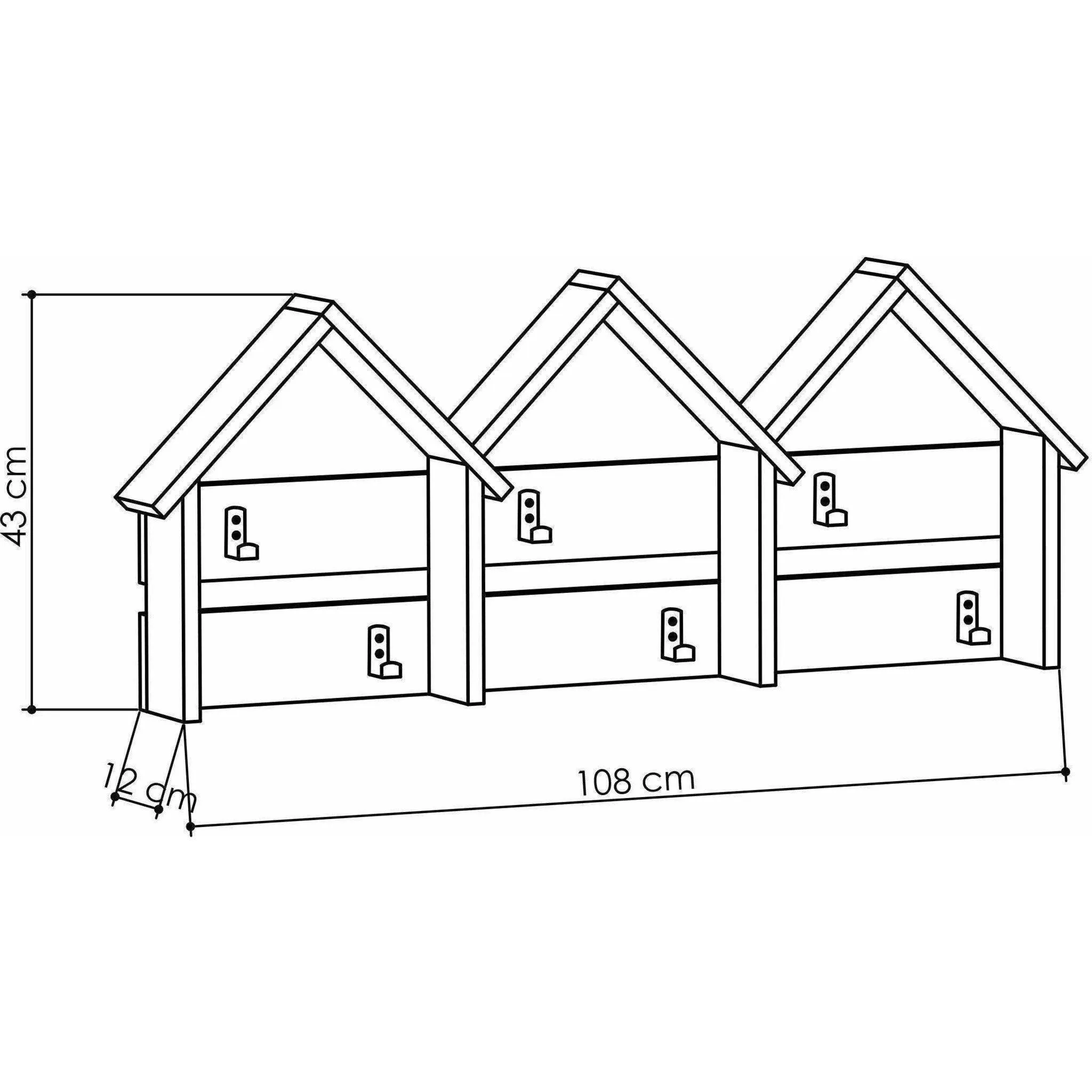 Terraced Coat Rack