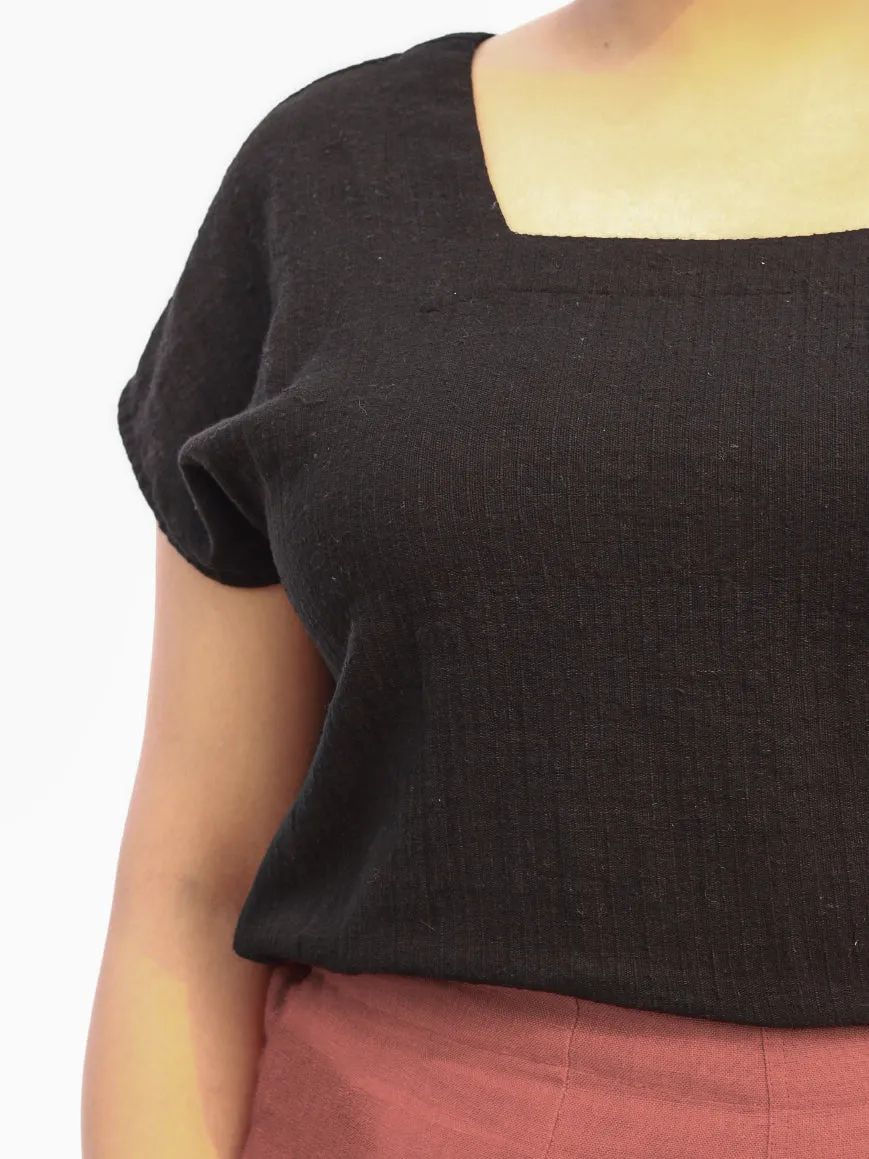 The Onyx Ribbed Top