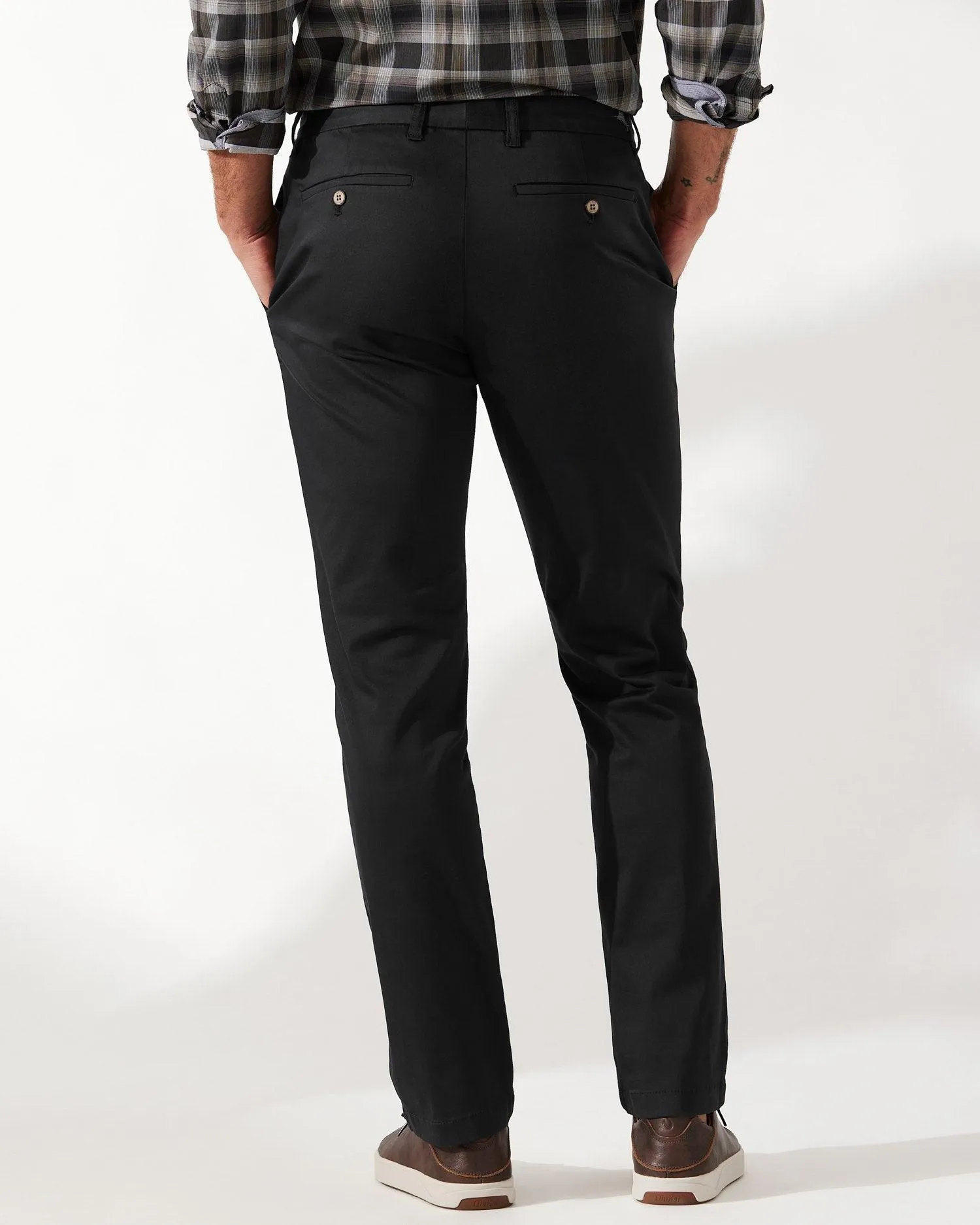 Tommy Bahama Boracay Flat Front Chino Pants Black