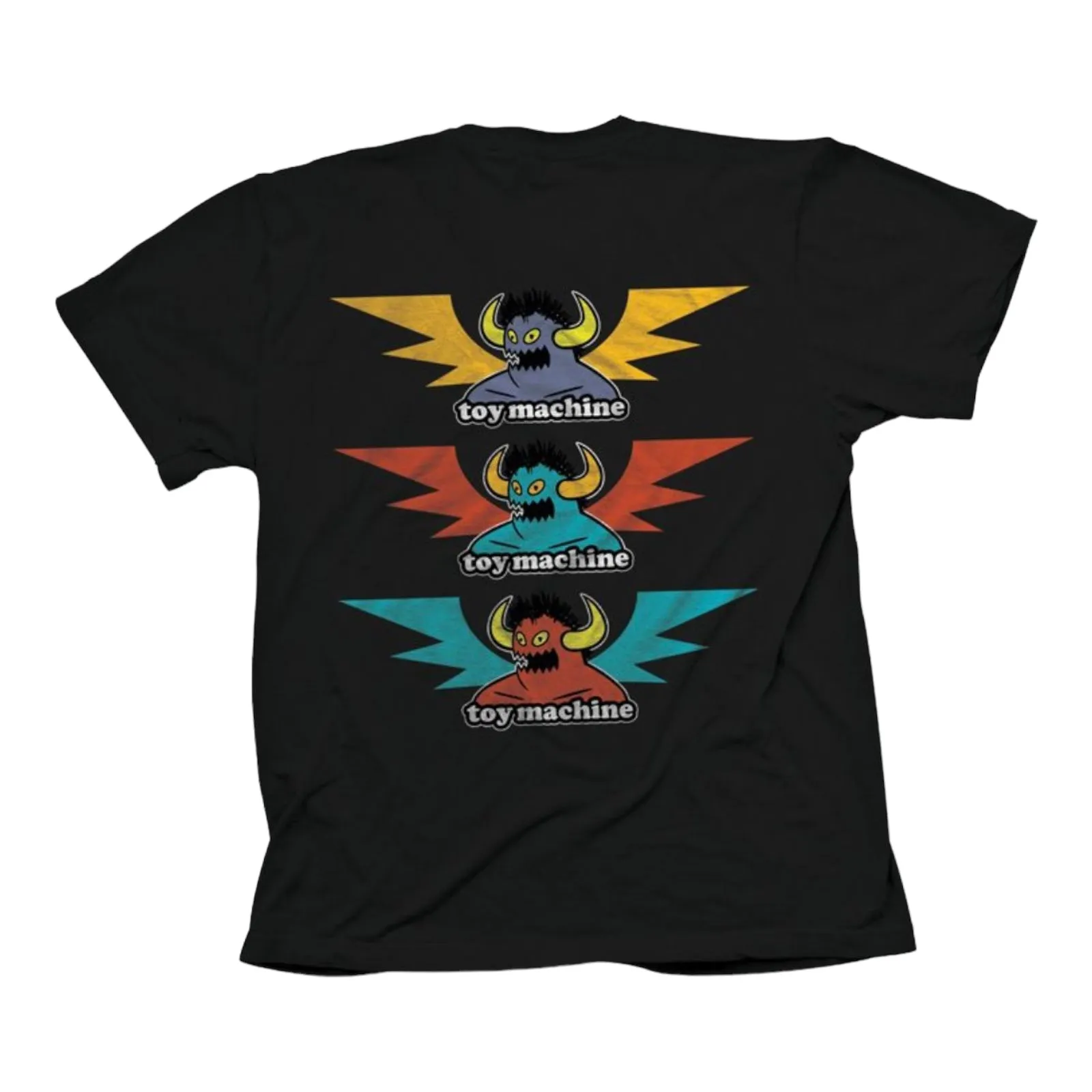 Toy Machine Tri-Monster T Shirt Black