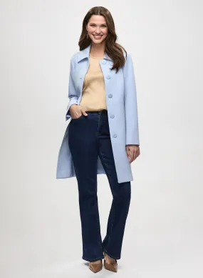 Tricotine Trench Coat & Slim Leg Pants