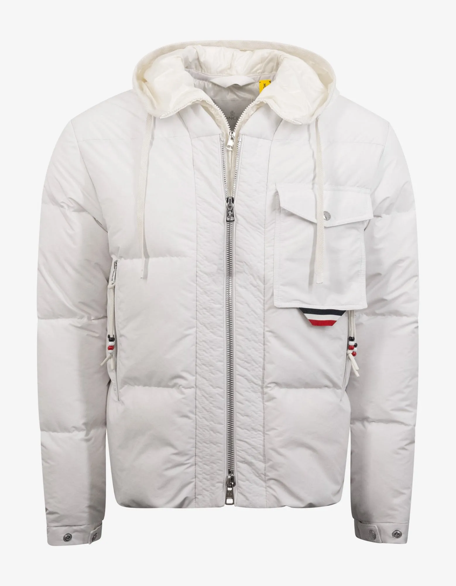 Trient White Nylon Down Jacket