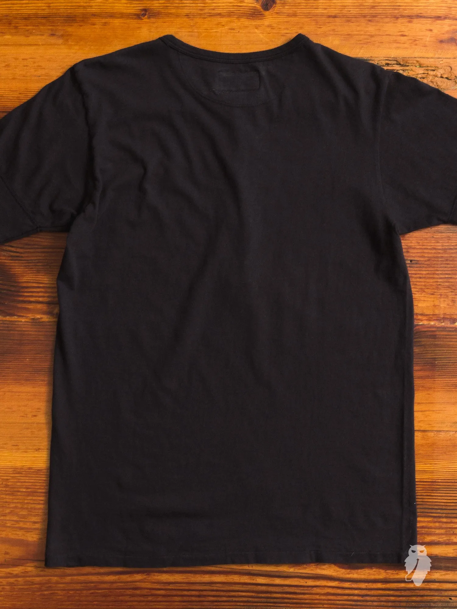 Tube Knit Henley in Black