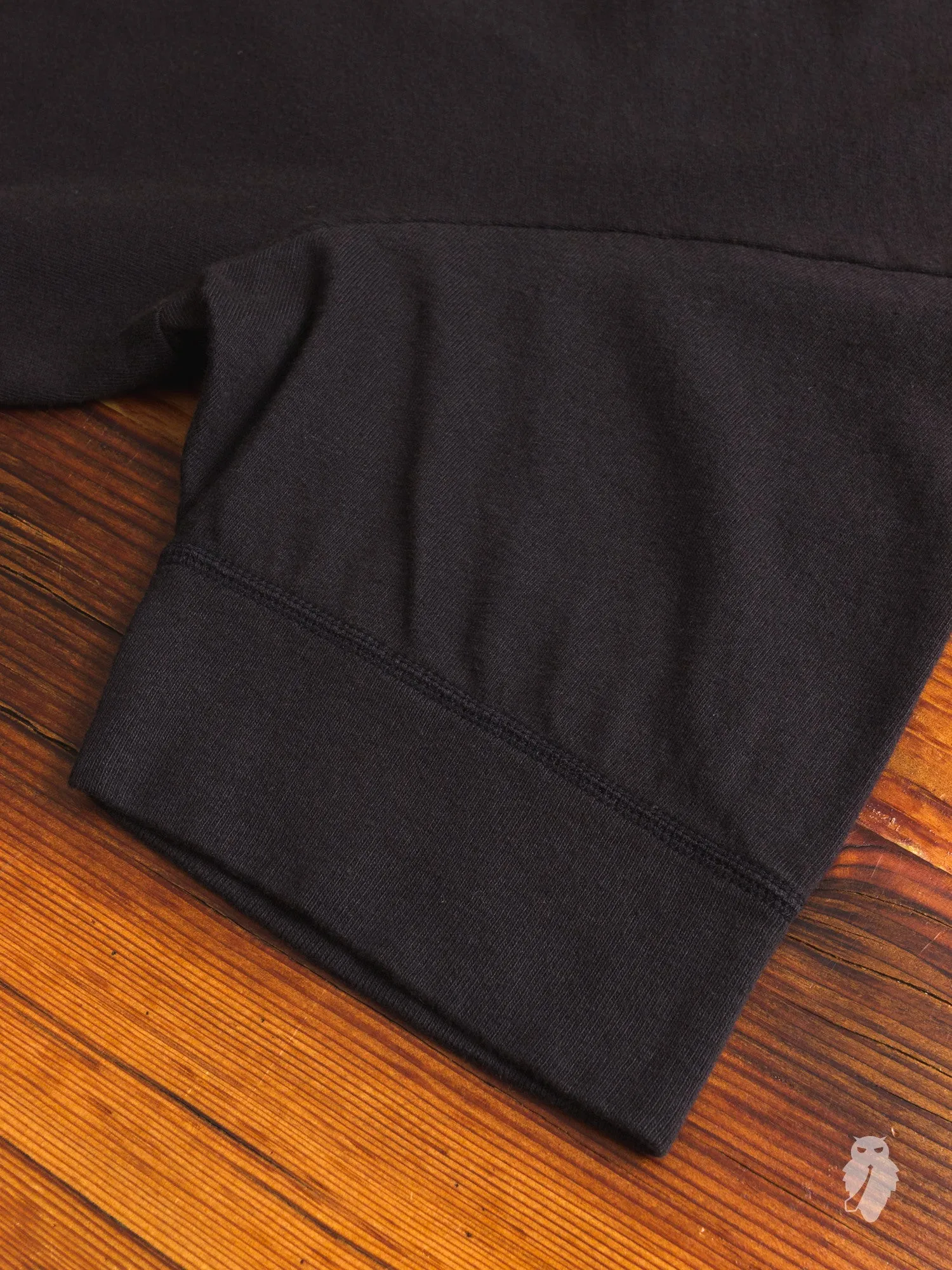 Tube Knit Henley in Black