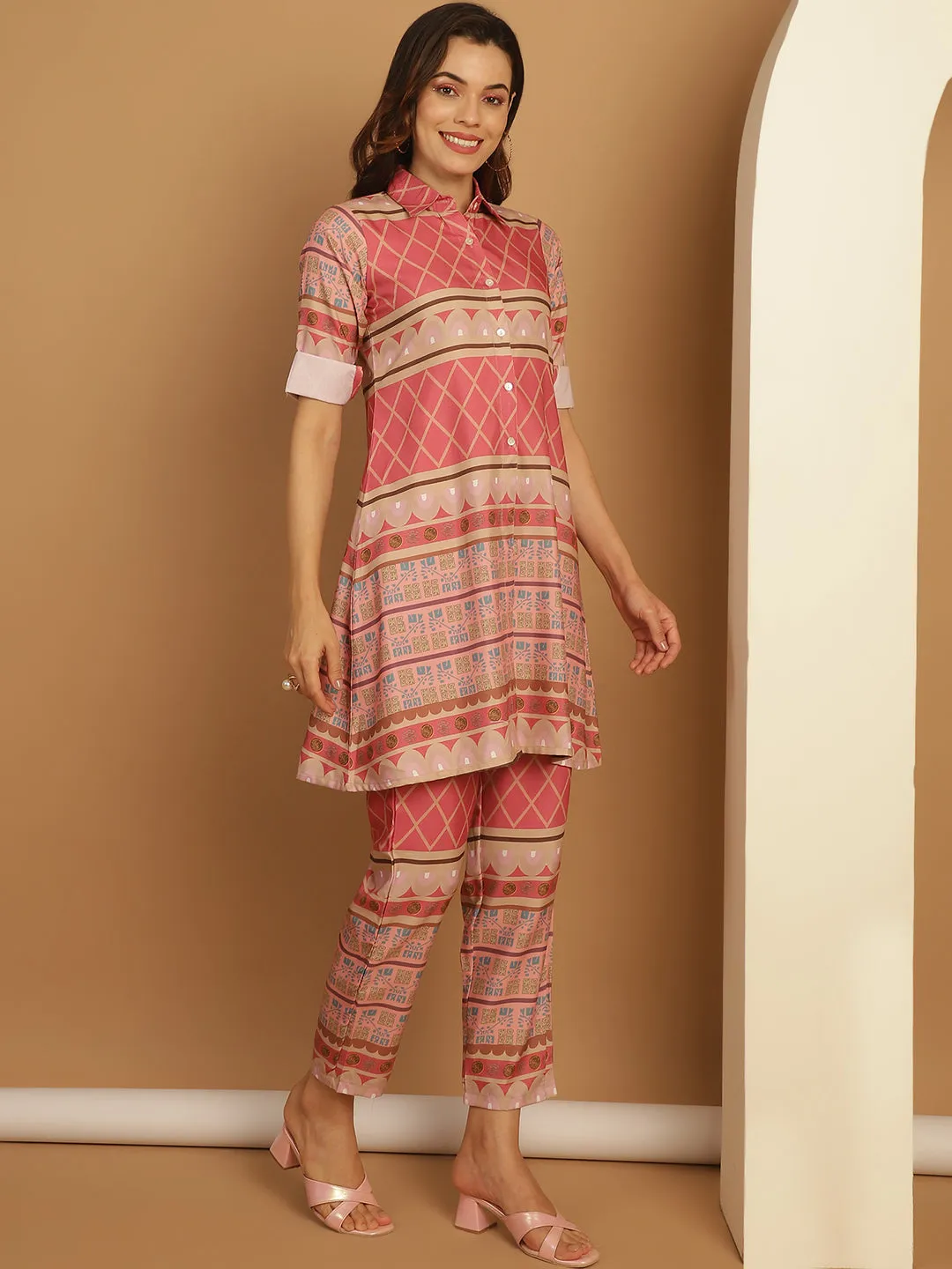 Tunic And Trouser Printed Co-Ords