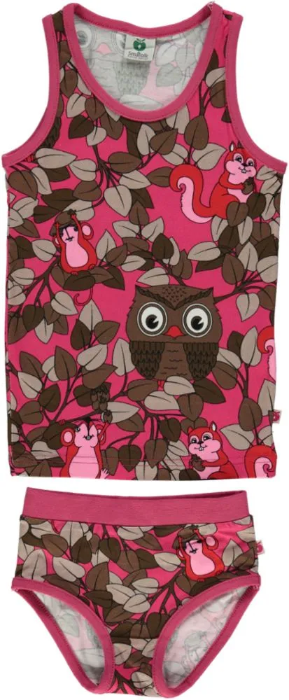 Underwear Set, Owl in Tree