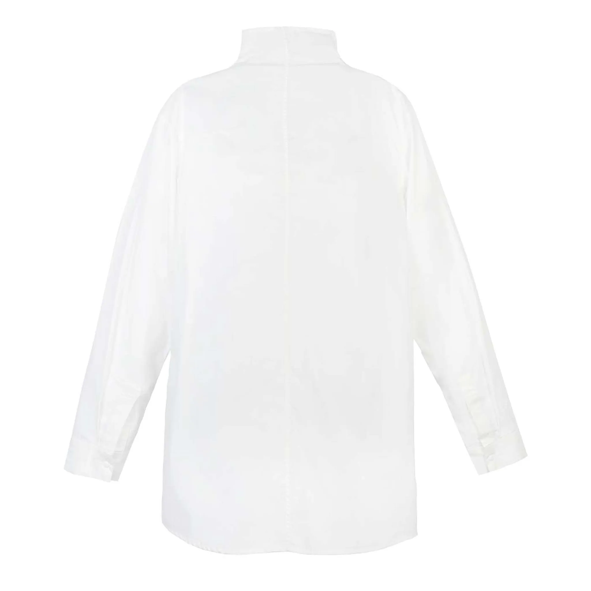 Unsymmetrical Stand-Collar Shirt