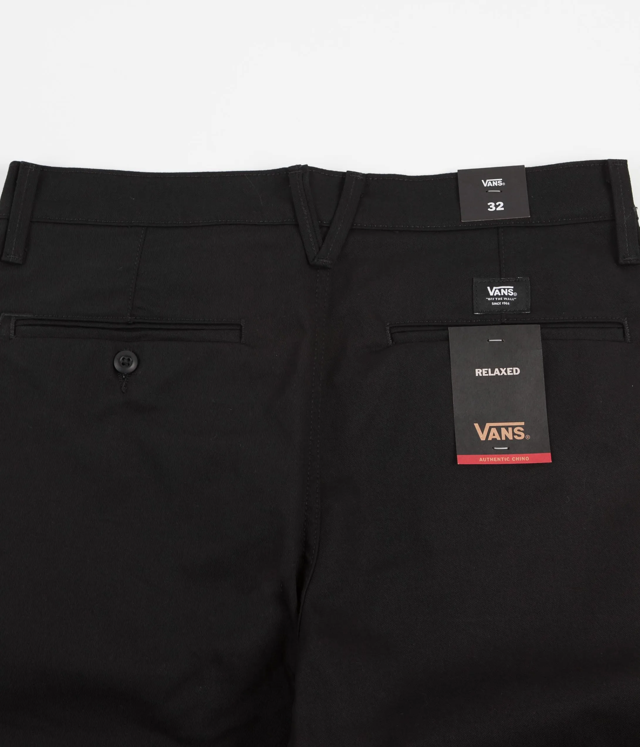 Vans Authentic Relaxed Chino Trousers - Black