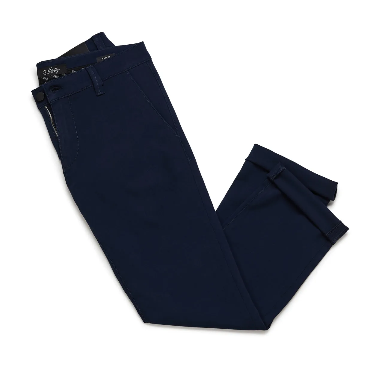 Verona Slim Leg Chino Pants In Navy High Flyer